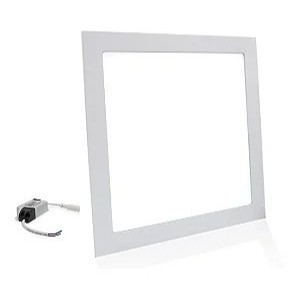 Kit 2 Plafon Painel Embutir 32W Led 30x30 6500k Branco Frio Bivolt