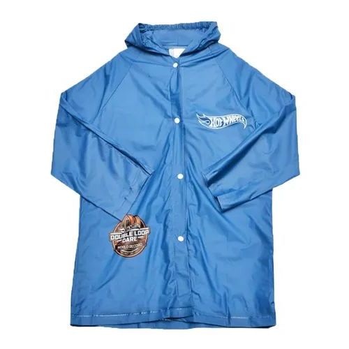 Capa De Chuva Infantil Hot Whells Carros Com Capuz Pronta Entrega