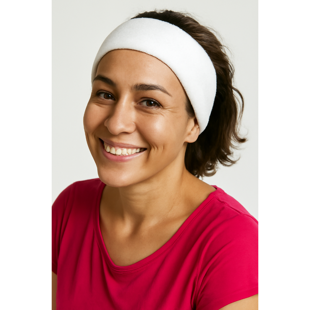 3 Faixa Para Cabelo de microfibra Atoalhada removedora de maquiagem salão de beleza e spa