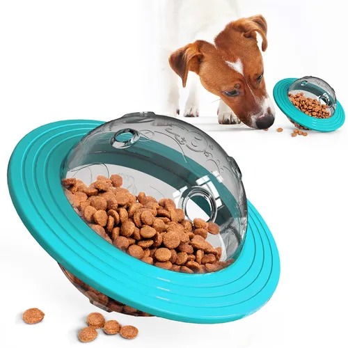 Comedouro Interativo Pote Ração Brinquedo Pet Cachorro Disco Voador