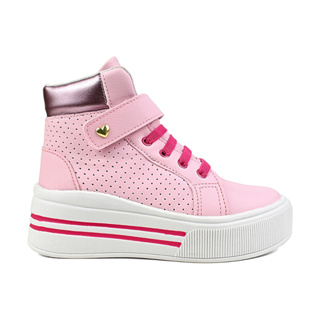 TÊNIS INFANTIL CANO ALTO MENINA BOTINHA CONFORTÁVEL MODA em Oferta na Shopee
