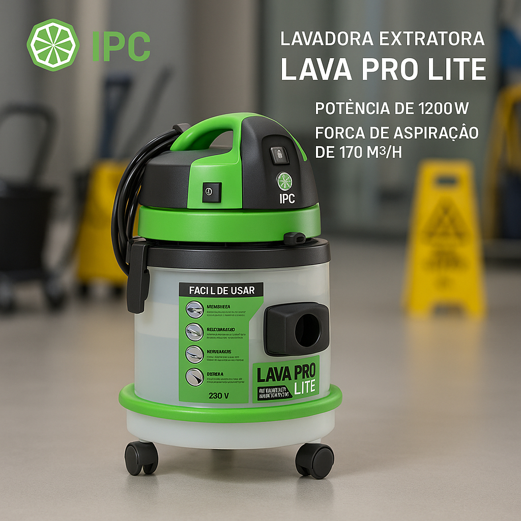 Lavadora Extratora Lava Pro Lite Potência De 1200W Força De Aspiração De 170 M³/h 220V - Ipc · foto 2
