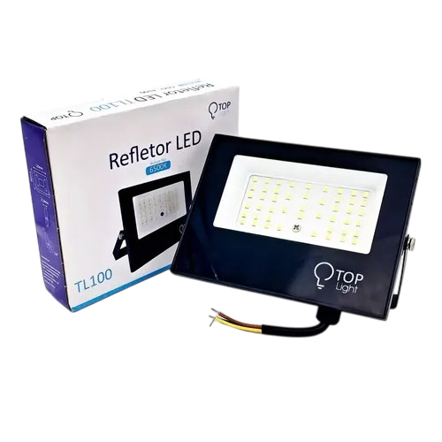 Refletor 100W Mini Branco Frio 6500k Projetor Led Holofote a Prova D'agua IP65 Top Light em Oferta na Shopee