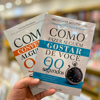 Kit Como Convencer Alguém em 90 segundos + Como Fazer Alguém Gostar de Você | Nicholas Boothman em Oferta na Shopee