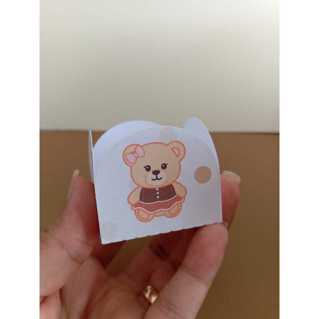Forminha para docinho chá revelação- Forminha para doce ursinho- Forminha para brigadeiro chá revelação