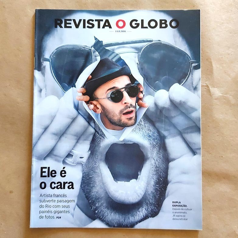 Revista O Globo 14/8/2016 Luiz Wachelke / Artista Francês Jr Rio S2