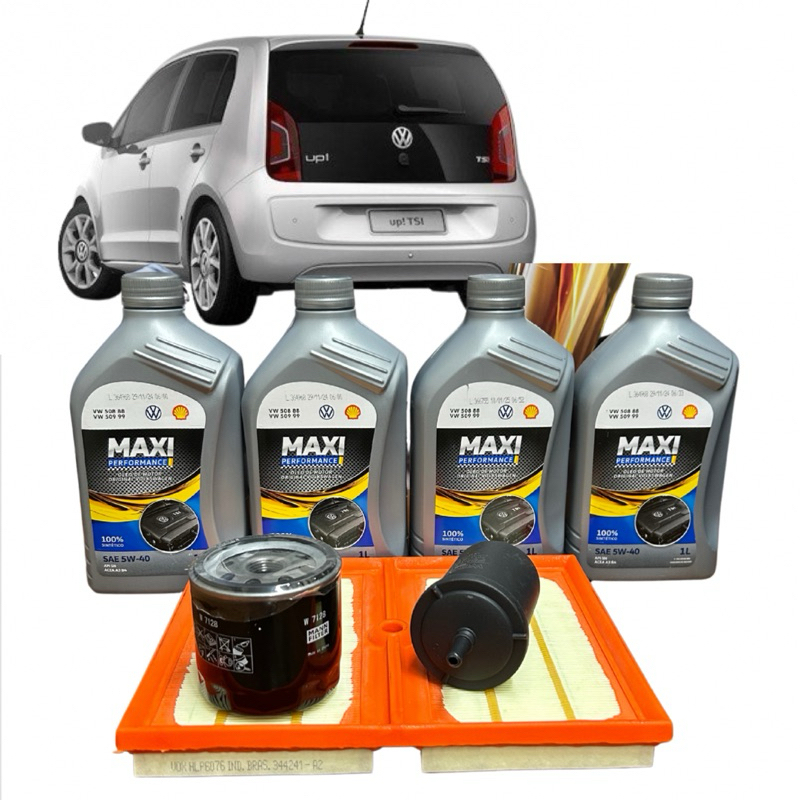 kit troca óleo Up Tsi 5w40 Maxi Performance Original VW em Oferta na Shopee