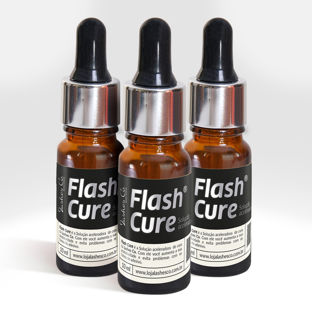 Finalizador E Acelerador Rara Extensão De Cílios Flash Cure Lashes Co.