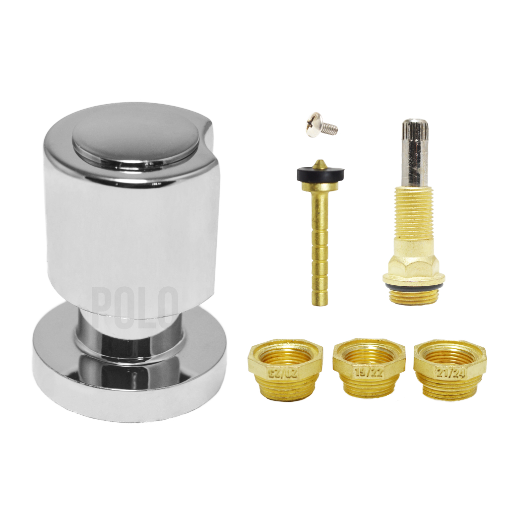 Kit De Reparo Salva Registro De Pressão Para Chuveiro 7x1 Universal Com Acabamento C40