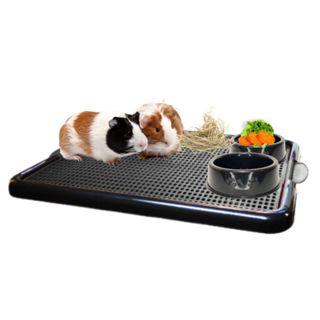 Tapete Sanitário p/ Coelho Porquinho da india Com Grade comedouros em Oferta na Shopee