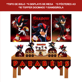 Kit Festa Em Casa - Shadow - Mesversário - Só Um Bolinho em Oferta na Shopee