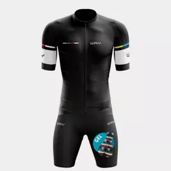 Conjunto Ciclismo Masculino Camisa Premium Roupa Short Bermuda Forro Gel Bicicleta
