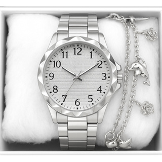 Kit Relógio Feminino Original + Pulseira De Luxo em Oferta na Shopee