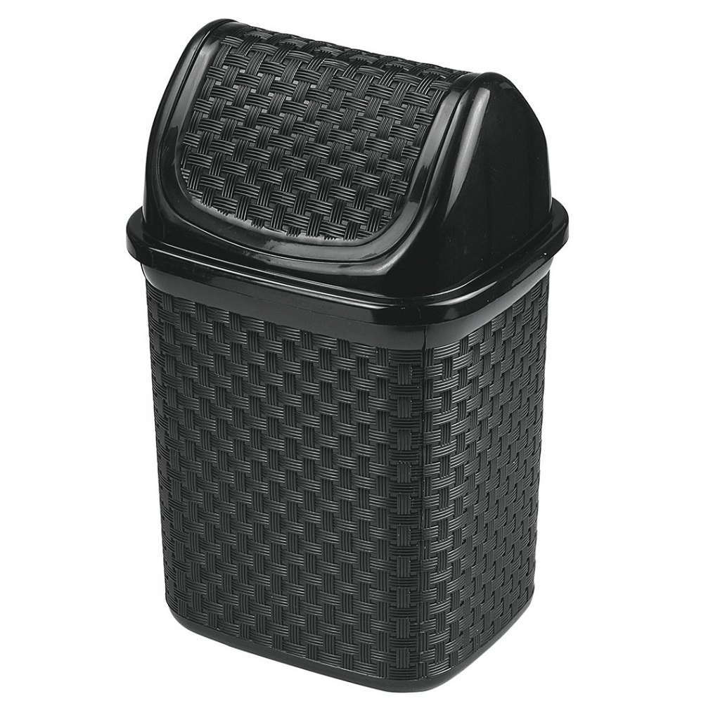 Lixeira De Pia Basculante Rattan 4,5l Nitron - Home & Living