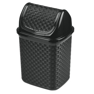 Lixeira De Pia Basculante Rattan 4,5l Nitron em Oferta na Shopee