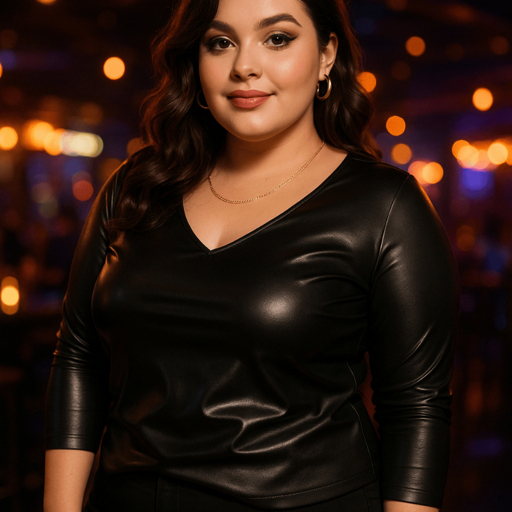 Maravilhosa Blusa Feminina Festa, Bar, Balada em Malha Cirrê com Elastano Plus Size em Oferta na Shopee