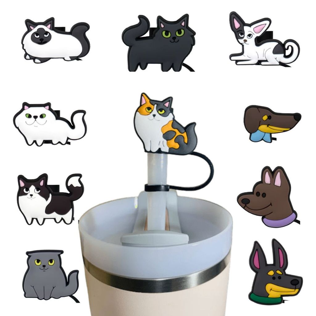 Tampa Canudo Coleção Pet Canudo 10mm(1cm) Decore e Enfeite, Tampa Anti-poeira