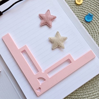 Gabarito de Vira 15mm para Fixação na Mesa – Esquadro em L - Encadernação e Cartonagem em Oferta na Shopee