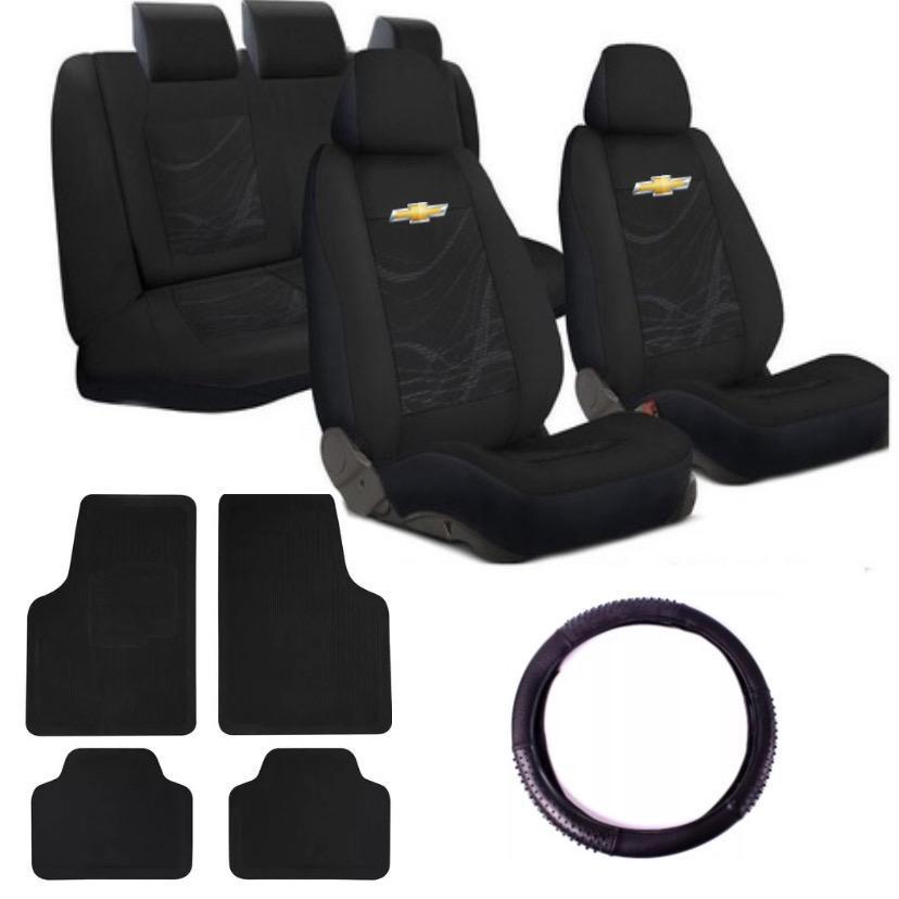 Kit Capa banco carro tecido grosso tapete capa/volante Chevrolet ASTRA