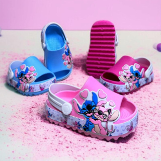 Sandália Babuche Stitch Bebe Baby Stitch Macia Confortável Calce Fácil Delicada Lançamento Antiderrapante em Oferta na Shopee
