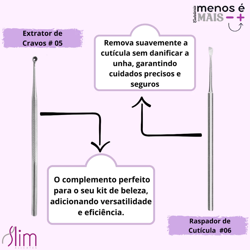 Kit Completo de Manicure Slim com 12 Instrumentos — foto 5
