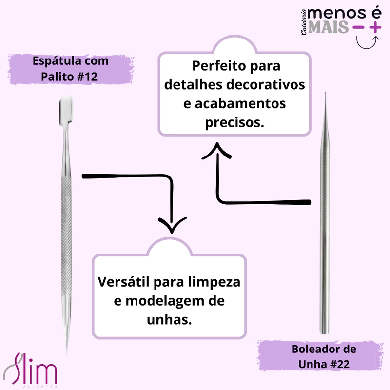 Kit Completo de Manicure Slim com 12 Instrumentos — foto 6