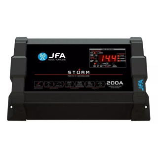 Fonte Carregador Automotiva Jfa 200a Slim Bivolt Voltímetro em Oferta na Shopee