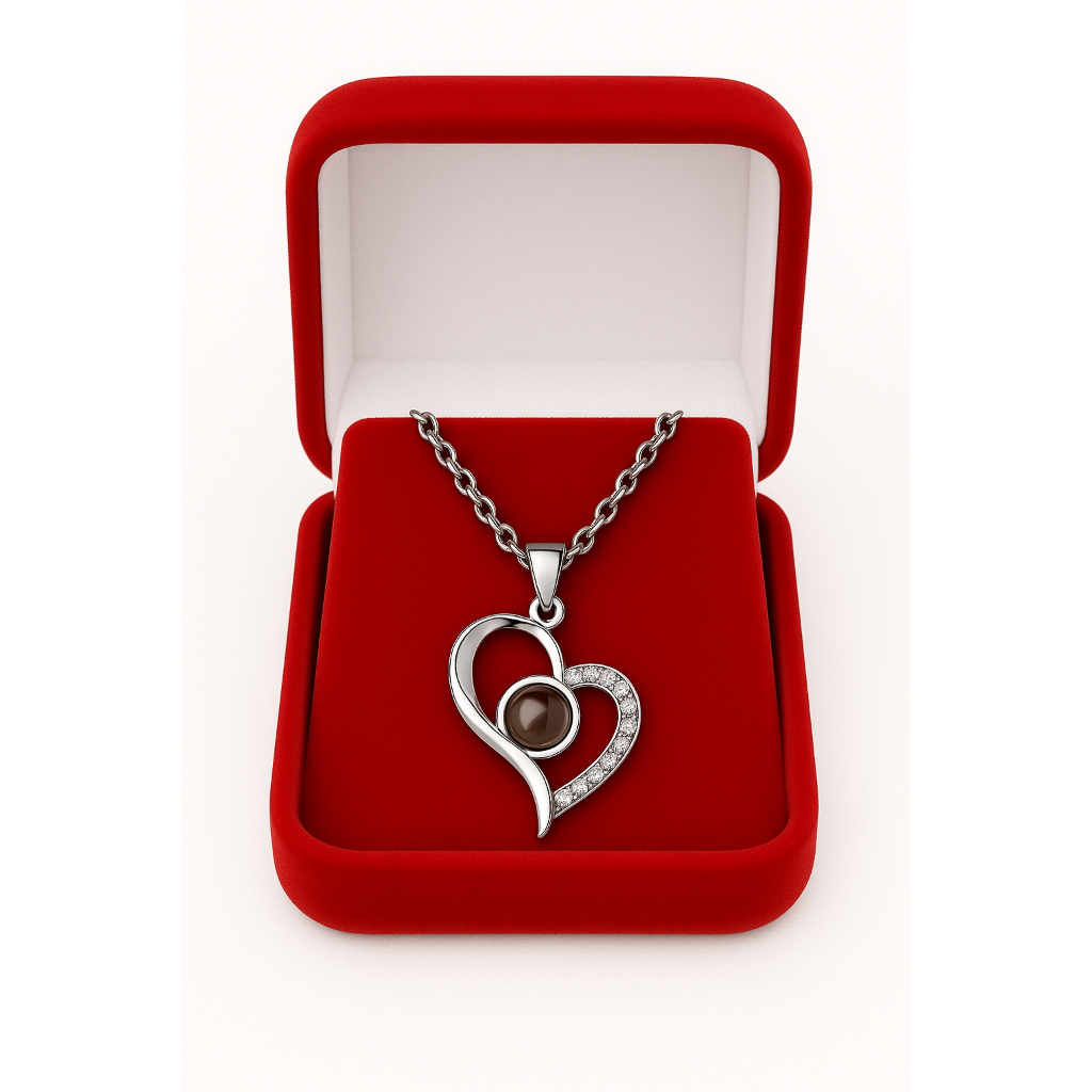 Imagem Colar Eu Te Amo em 100 Idiomas - Presente Criativo Romântico Namorados Aniversário Namoro