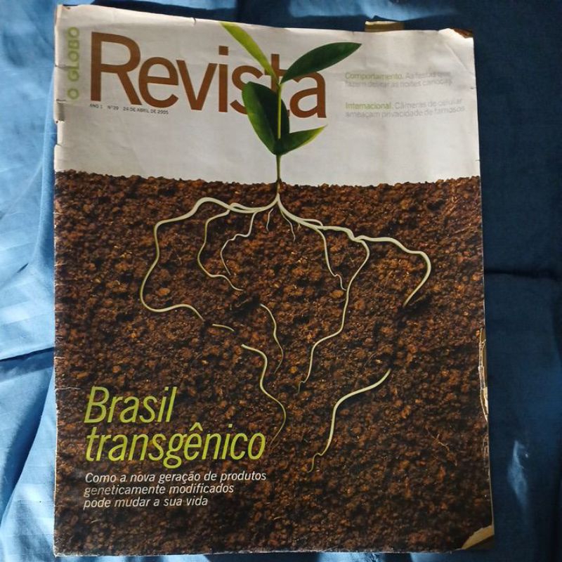revista Brasil transgênico ano 1 n39 abril 2005 o Globo raro