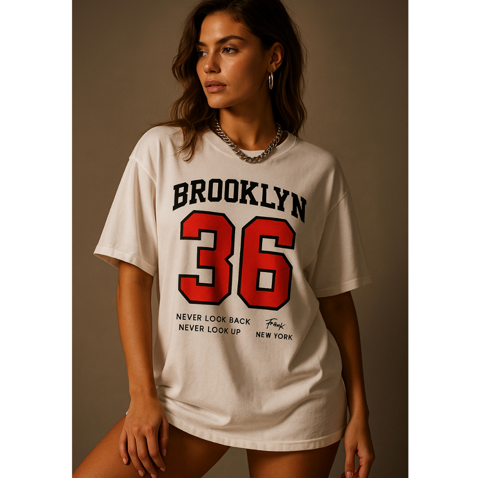 Camisa Unissex New York Oversized Streetwear Brooklyn Lançamento