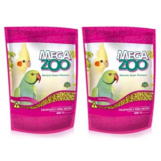 2 Ração Extrusada Megazoo Mm15 Ring Neck e Calopsita 700g cada em Oferta na Shopee