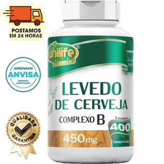 Levedo De Cerveja - 400 Comprimidos 450mg - Unilife Vitamins em Oferta na Shopee