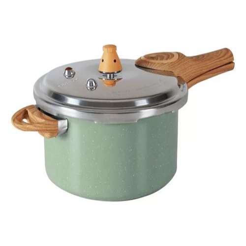 Panela De Pressão Brinox Indução Antiaderente Verde Botanika 4,2L