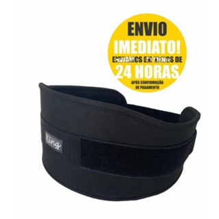 Cinturão Cinto de Academia Agachamento Musculação Crossfit Reforçado com Fibra de PVC Super Forte em Oferta na Shopee