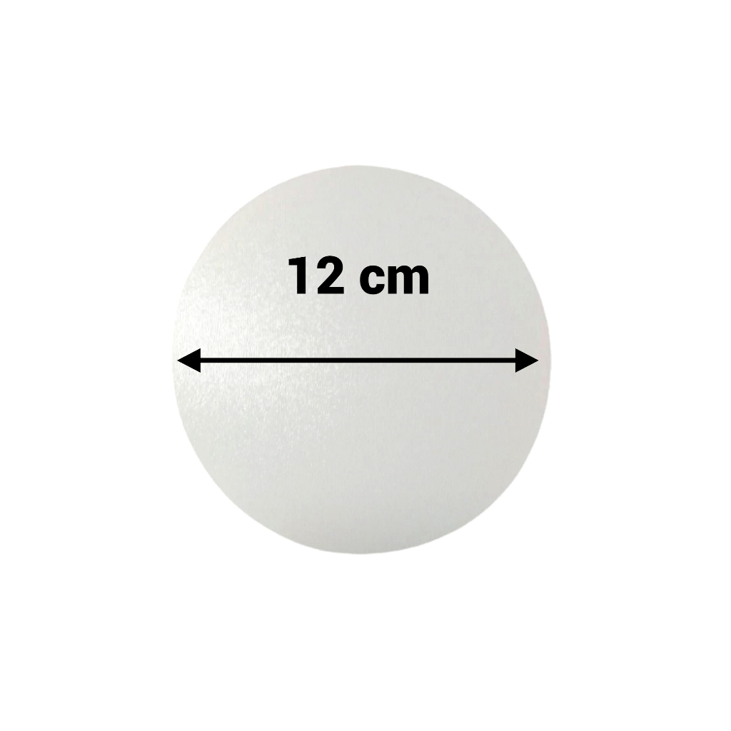 Kit 20 Cake Board Redondo 12 Cm Mdf 3mm
