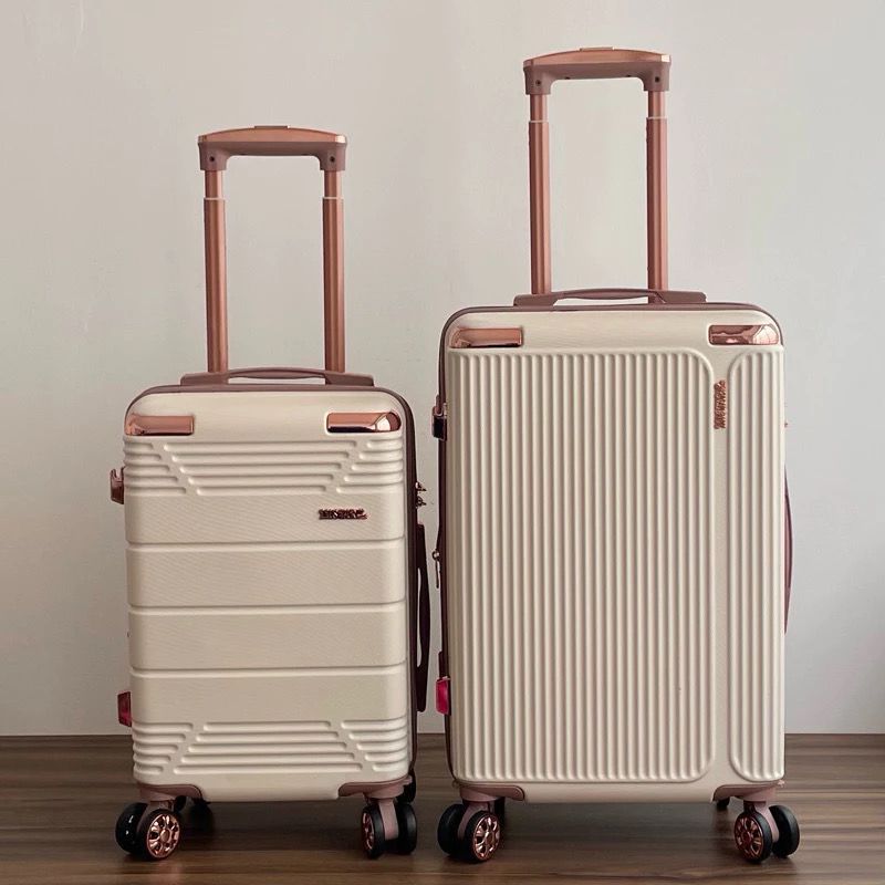 Kit Conjunto 2 peças Mala de Bordo/Viagem,Cadeado,Rodina Removível 360Grau, em Oferta na Shopee