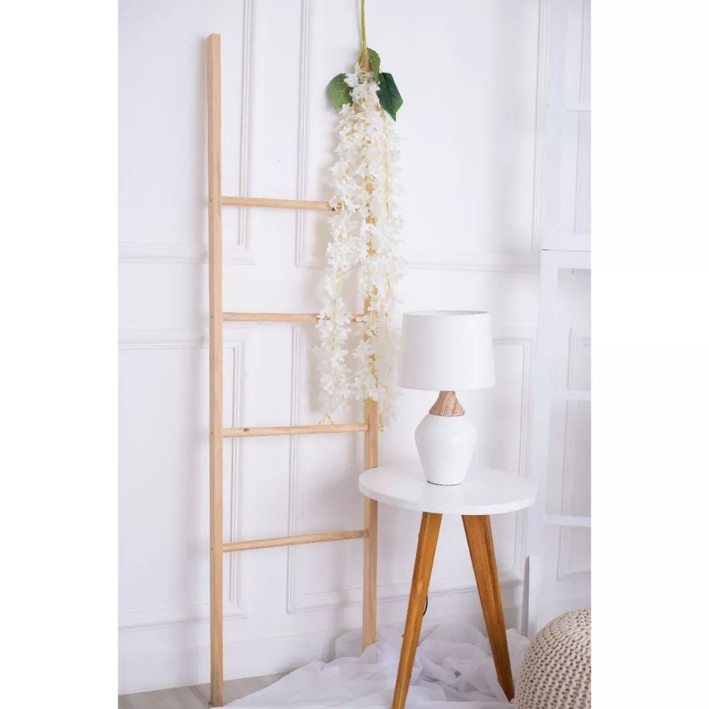 Escada Decorativa De Madeira pinus, quarto, banheiro, decoração #cabide #sala