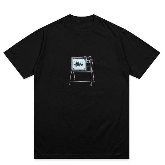 Camiseta Masculina Com Estampa TV Retro Tecido Premium 100% Algodão