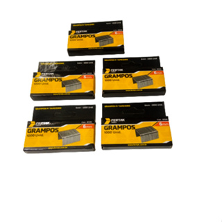 Kit De Grampos Profissionais Para Tapeceiro Com 5.000 Unidades De 6Mm E 8MM em Oferta na Shopee