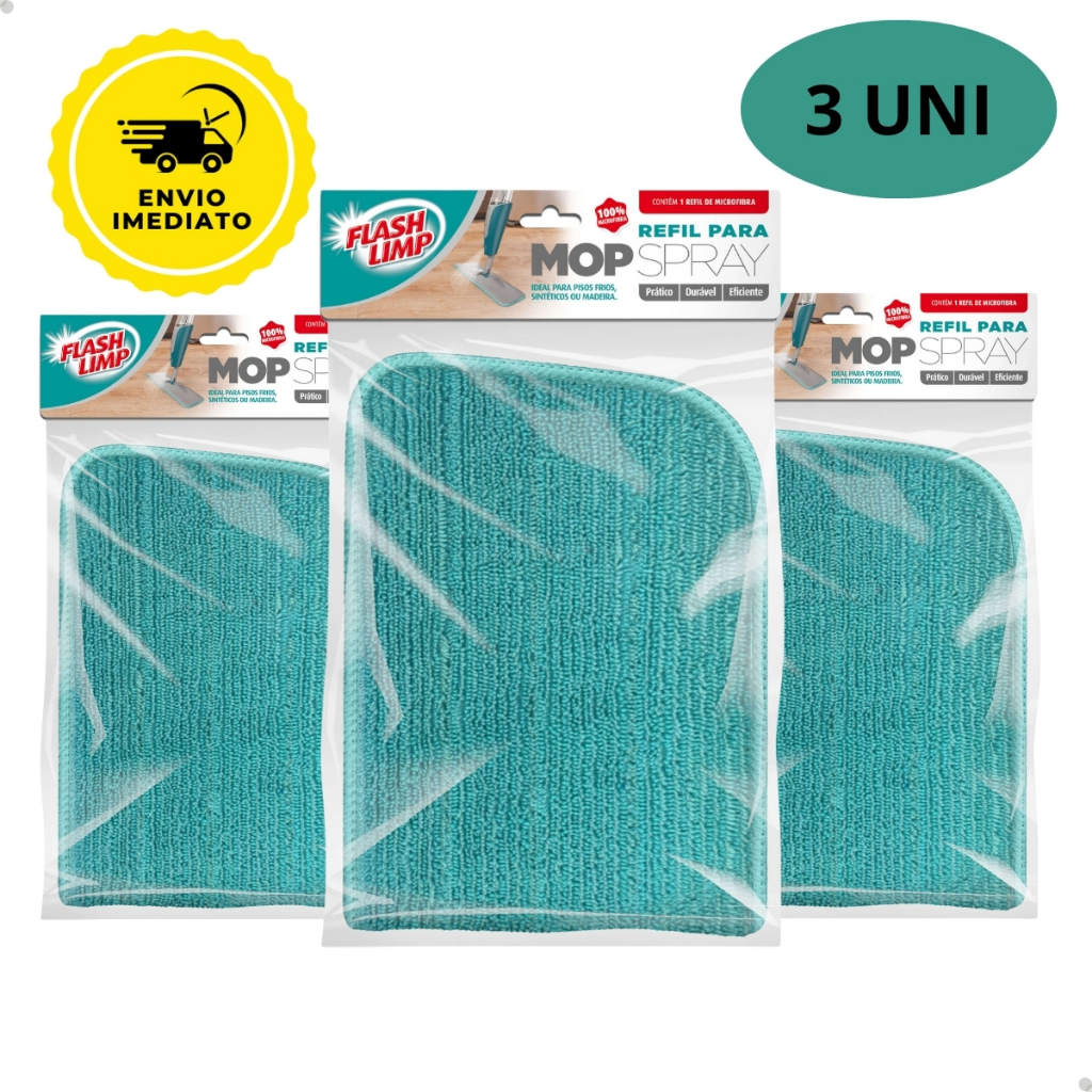 Refil Microfibra Mop Spray RMOP7800 Flash Limp