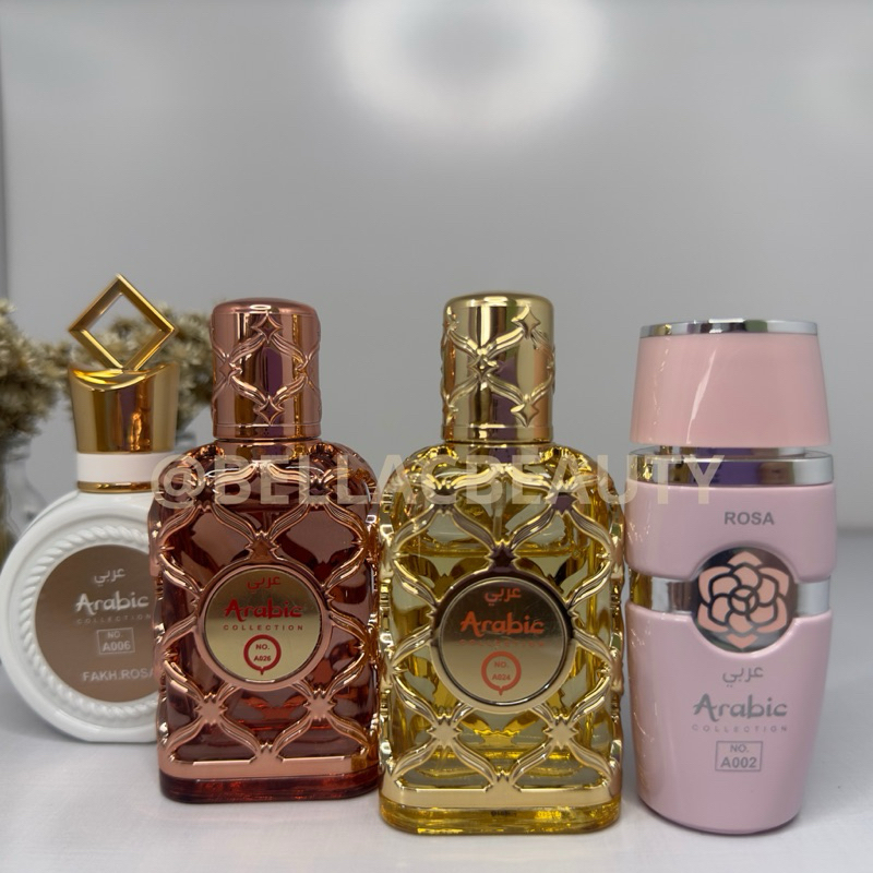 kit 4 árabes mais vendidos! Fakh rose - amber Royal - Rouge Royal - rosa