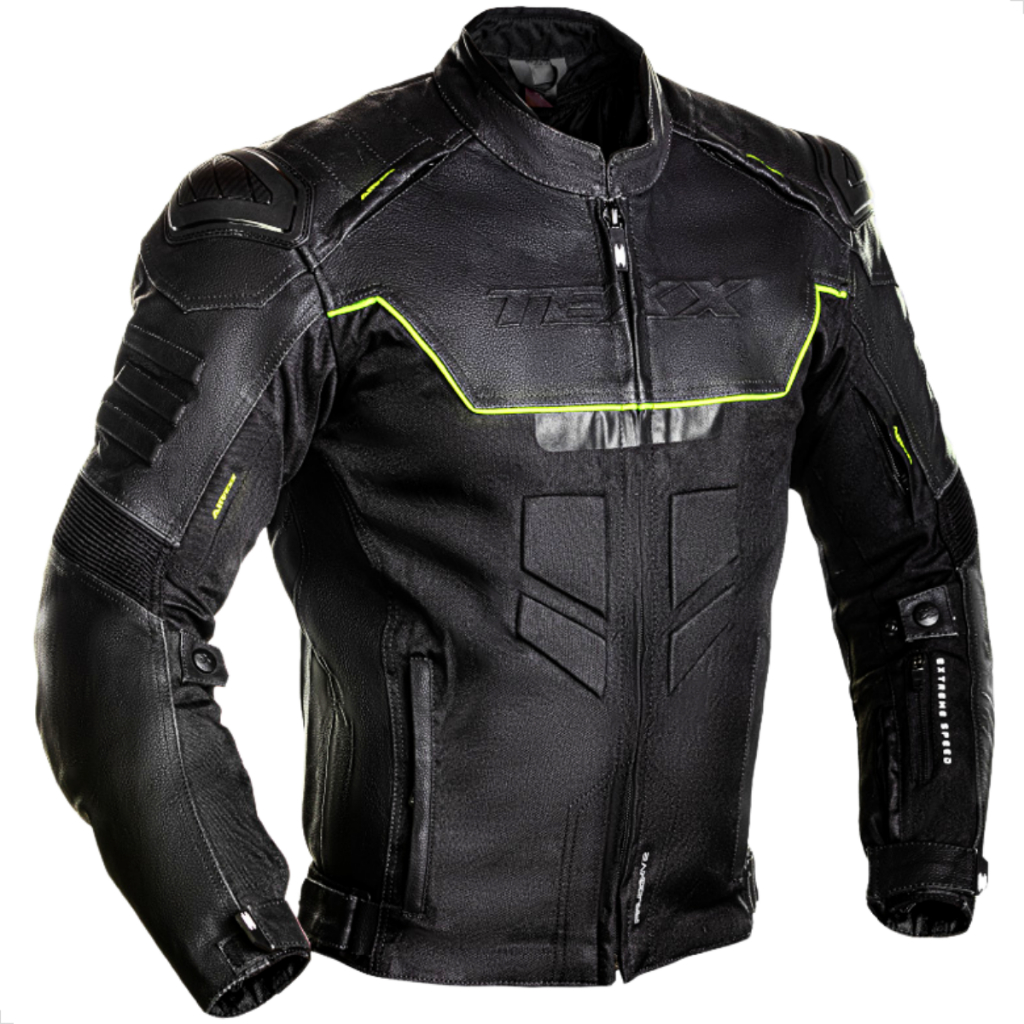 Jaqueta Motociclista em Couro Falcon V2 Jaqueta Texx Masculina Resistente a Agua Jaqueta Moto Forro Interno Removível