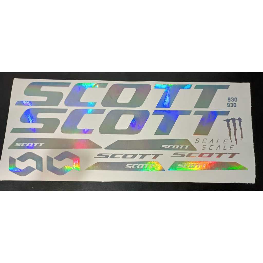 Adesivo Holográfico Scott Scale Bike ciclismo mtb