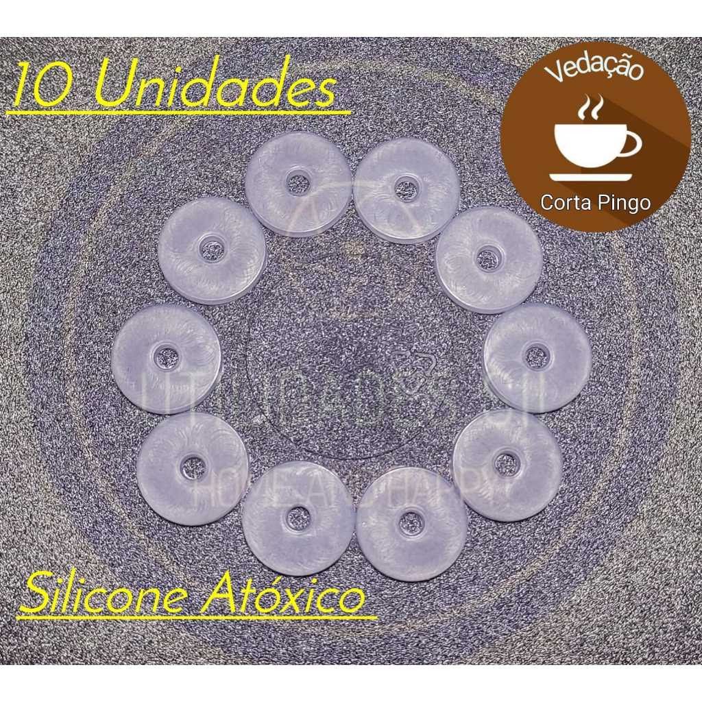 Kit Vedação Silicone do Corta Pingo (10 unidades) Cafeteira Elétrica.