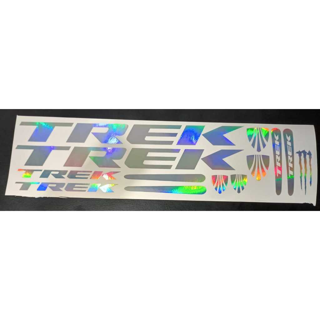Adesivo TREK holográfico Bike ciclismo mtb