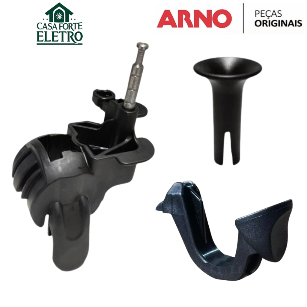 Kit Pescoço Articulador +  Trava Ejetora  + Pino oscilação Ventilador Arno 40 cm Silence FORCE Original