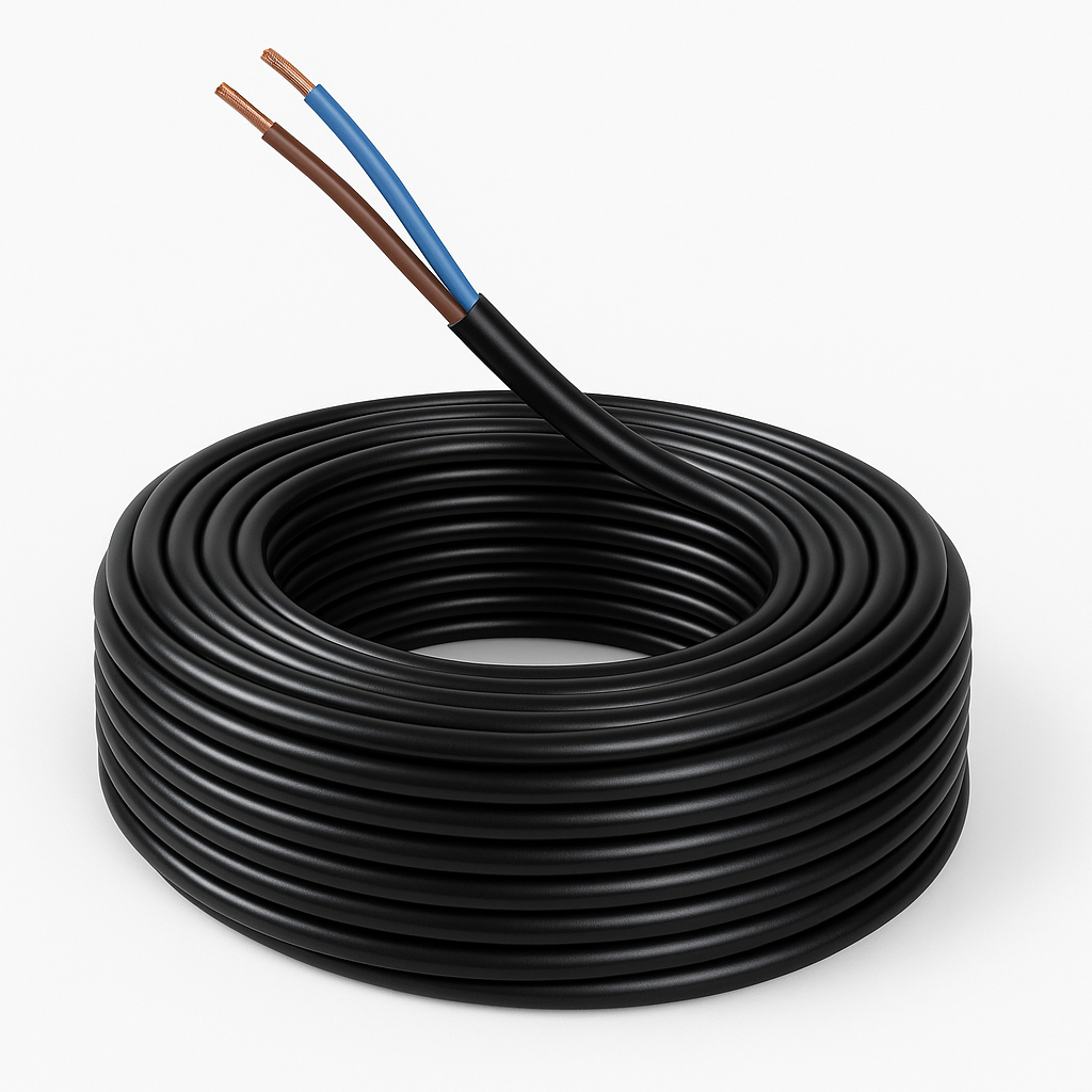 CABO PP 2,5MM FLEXÍVEL CABO PP 2X2,5MM FIO PARA EXTENSÃO ROLO 10 METROS 20 METROS 30 METROS 40 METROS