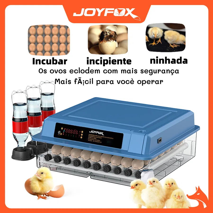 Chocadeira Automática 100 Ovos Rolagem Com Ovoscópio 127v Chocadeira Elétrica Incubadora Fonte De Alimentação Dupla em Oferta na Shopee