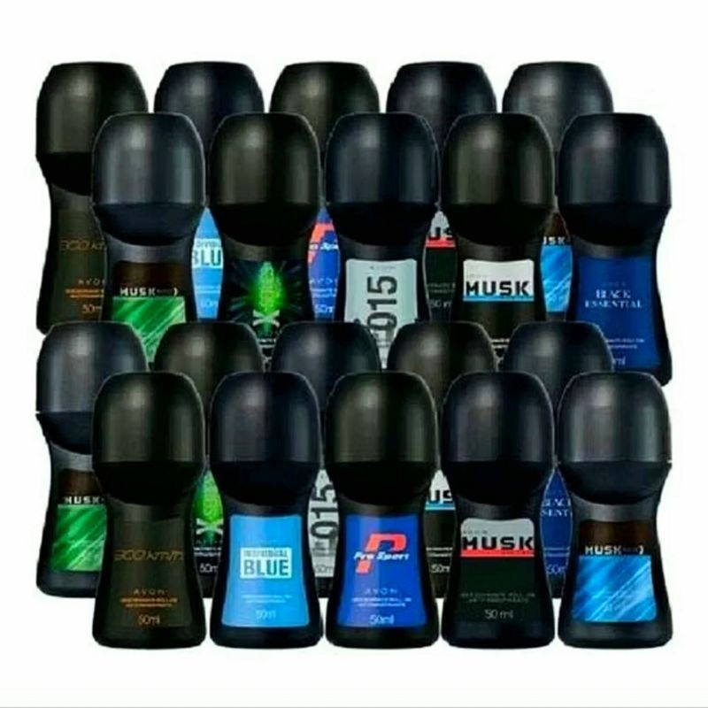 12 Desodorante Roll on Rollon Rolon AVON Masculino 48h - 50ml