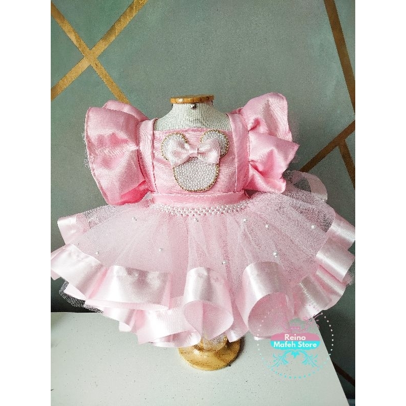 Romper /Vestido Fantasia Minie 2 em 1